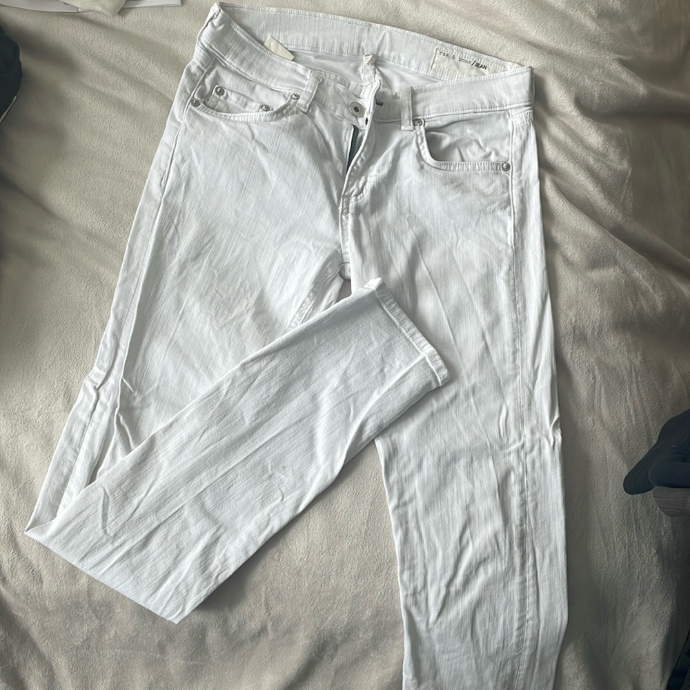 Rag & Bone bright white jeans